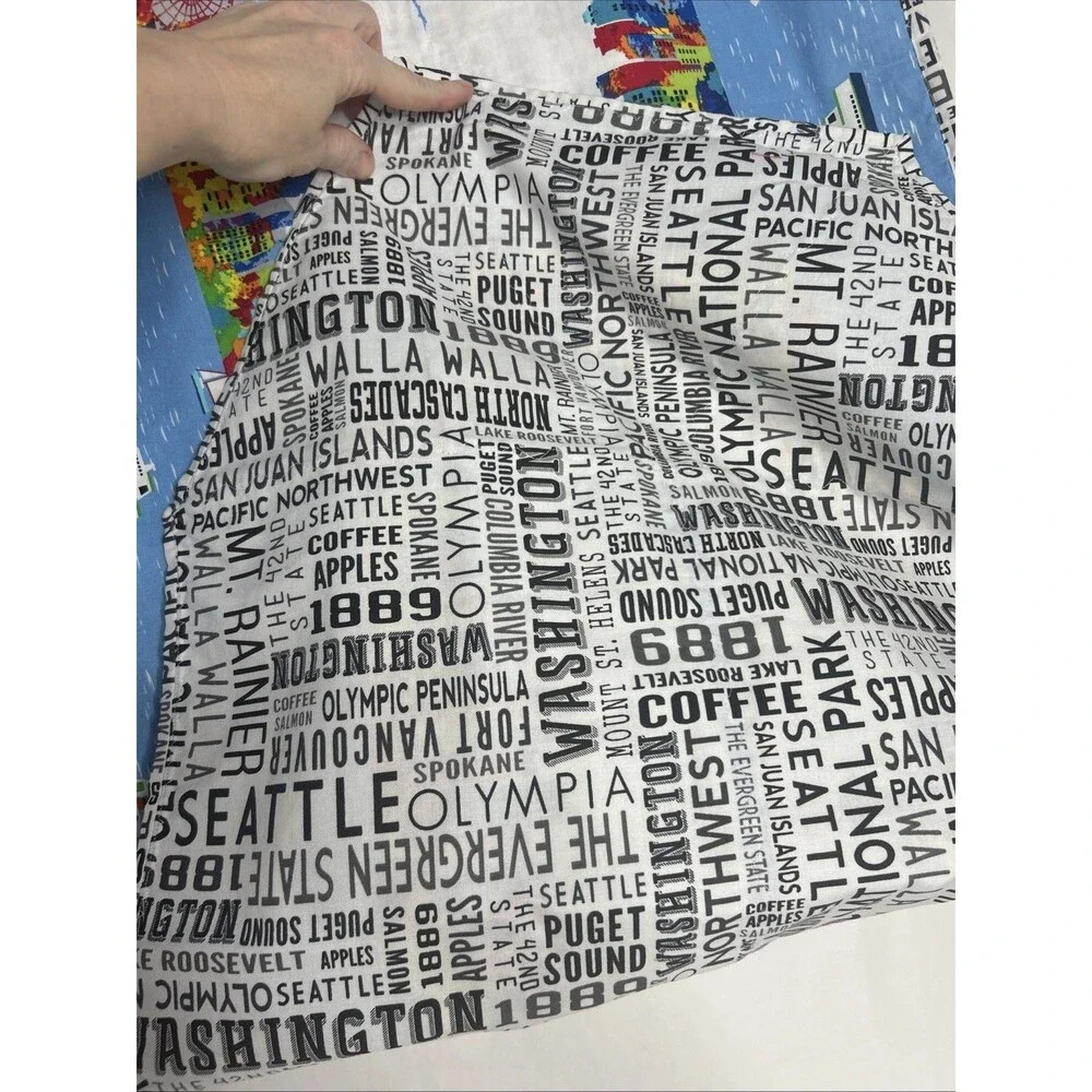 Unique Quirky Table runner  46” Rainbow Seattle Table Runner Artsy